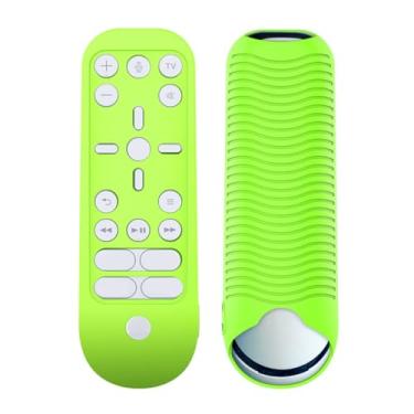 Imagem de Capa protetora de silicone à prova de choque para controle remoto PS5, capa de proteção de corpo inteiro antiderrapante (verde claro)