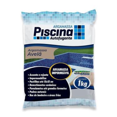 Imagem de Argamassa Piscina Aut. Impermeável Cor Avela 1kg