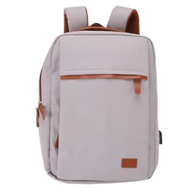 Imagem de Mochila de Laptop de Viagem, Laptops de Laptop de Viagem Backpack Com Porta de Carregamento USB, Mochila de Mochila de Mala para Laptop de 16 Polegadas 20-35L Capacidade (Cinza