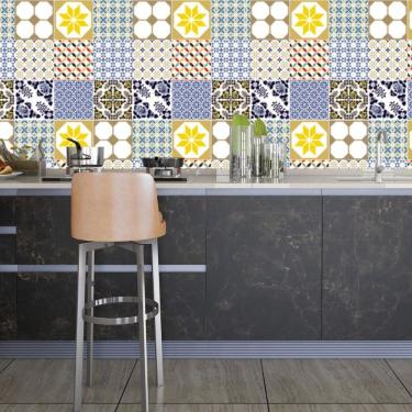 Imagem de Papel De Parede Adesivo Lavável Cozinha 3 metros