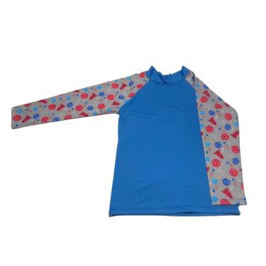 Imagem de Blusa Termica Infantil Bella Fiore Manga Longa Proteção Uv Verão Tamanho:M;Cor:;Genero:Homem-Masculino