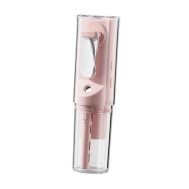 Imagem de XLWLLNJ Fã de fã de nebulização portátil Fã de resfriamento de verão 4 engrenagens ajustáveis ​​Handheld Mister pessoal para viagens ao ar livre de escritório, Rosa