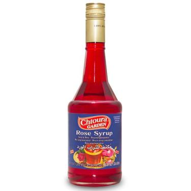 Imagem de Xarope De rosas Premium 600ml Importado do Líbano Drinks Cocktail Conf