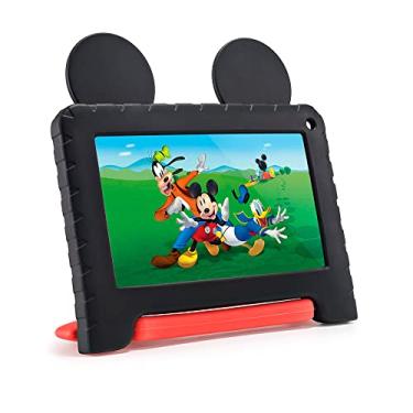 Imagem de Tablet Infantil Mickey Controle Parental 32GB + Tela 7 pol + Case + Wi-fi + Android 11 Quad Core - Preto - Multi - NB367