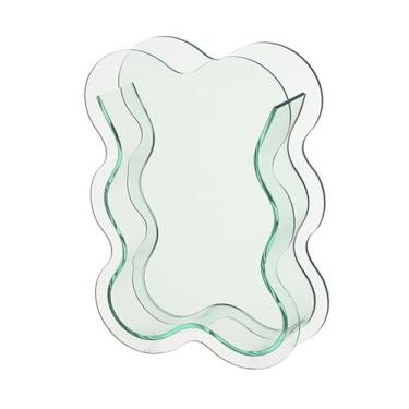 Imagem de Generic Arranjo floral de vaso hidropônico de acrílico Arranjo floral Plantas internas vaso brotar de água Planta de água para o jardim do quarto, Verde Transparente