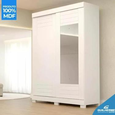 Imagem de Guarda Roupas Portas de Correr Solteiro 100% MDF 2 Portas 2 Gavetas Co