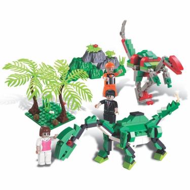 Imagem de Blocos De Encaixe Safari De Exploração Dinossauros 272Peças