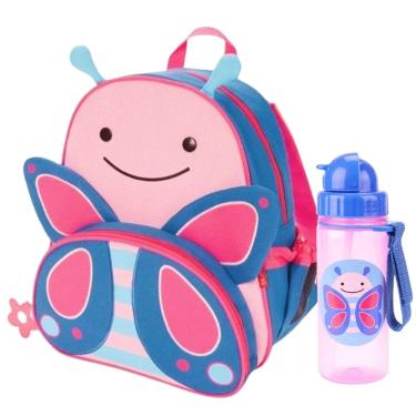 Imagem de Kit Mochila Com Garrafinha  Zoo Borboleta - Skip Hop