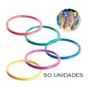 Imagem de Jogo De Argola Brincadeira Quermesse Festa Junina 50 Peças - Ya Plast