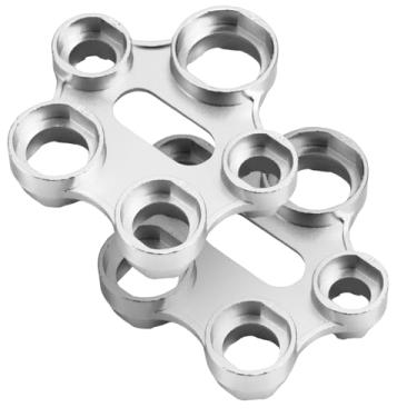 Imagem de 1 peça de ferramenta de remoção de aeradores de torneira, chave aeradora de torneira de alta dureza, chave de aerador de metal, chave de remoção de torneira multifuncional, ferramenta prática de chave