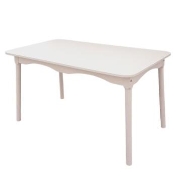 Imagem de Mesa De Jantar Colonial Brisa 137x80cm Rústica em Madeira com Tampo em