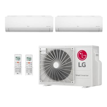 Imagem de Ar Condicionado Multi Split Inverter Hi Wall LG 21000 BTUs (9000+18000) Quente/Frio Z3UW21GFB1.AWGZBR1 - 220V
