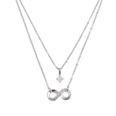 Imagem de Colar Zircônia Infinito CO1255-Feminino