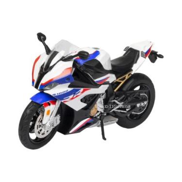 Imagem de Meninos Escala 1:12 RRS1000 S1000RR Modelo De Brinquedo De Motocicleta