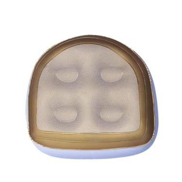 Imagem de Huazzzyi Assentos Para Banheiras De Hidromassagem Adultos, Acessórios Infláveis Com Ventosa E Tela, Assento Elevatório Duplo Enchimento Água, Almofada Macia Confortável (Dourado)