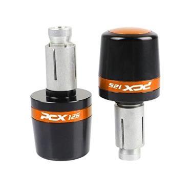Imagem de Extremidades das manoplas do guidão da motocicleta, tampas das extremidades dos manoplas, acessórios deslizantes de peso para PCX125 PCX 125 2018-2022