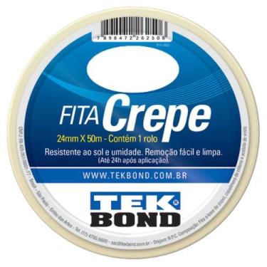 Imagem de Fita Crepe Tekbond 24mmX50m, UNICA