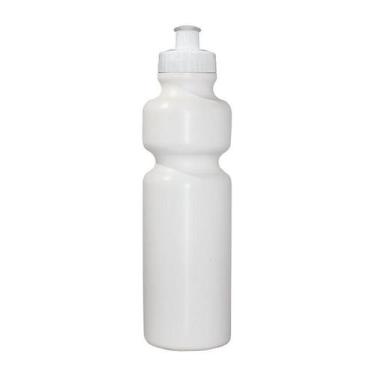 Imagem de Kit 50 Squeezes 750Ml Branco Plástico Premium - Bb Store