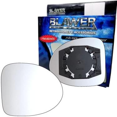 Imagem de 97518 - Vidro Espelho Retrovisor Lado Direito Com Base Clio 2013 a 2015 - Blawer