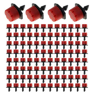 Imagem de MEETOOT 100 irrigadores de irrigação ajustáveis, emissores de gotejamento de 0,6 cm para sistemas de irrigação