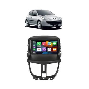 Imagem de Kit Multimidia Peugeot 207 ano 2008 / 2014 7 Pol Carplay AndroidAuto -