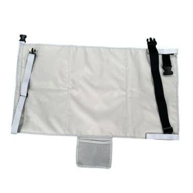 Imagem de menolana Avião pé rede crianças avião apoio para os pés dobrável leve avião deve ter para crianças compacto criança viagem cama, cinza