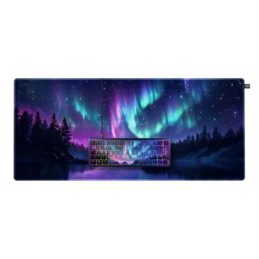 Imagem de Conjunto de teclado compacto Cherry K5V2 e teclado para jogos GP6 | Teclado mecânico em formato de 65% | Interruptor suave silencioso MX Northern Lights Hot Swappable