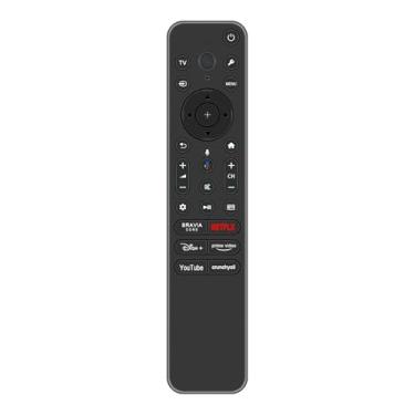 Imagem de Controle remoto de voz retroiluminado de substituição RMF-TX910U adequado para Sony BRAVIA XR Mini-LED OLED 4K UHD Smart Google TV Series X77L A95L X95L X93L A80L X90L A75L XR-65X95L XR-75X90CL XR