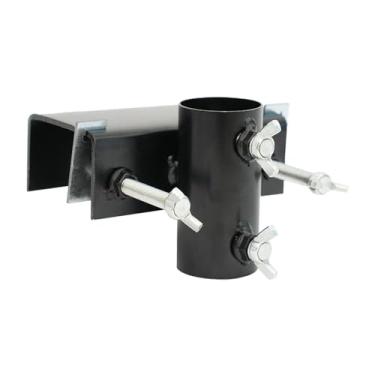 Imagem de IEUDNS Suporte para guarda-chuva de, suporte para guarda-sol, de montagem de guarda-chuva, grampo fixo, fixação para cercas de praia, poste de, Vertical
