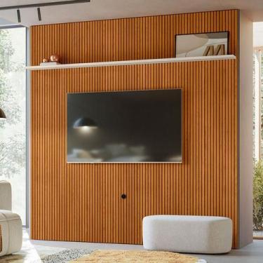 Imagem de Painel Piso Teto New Guaporé Ambiente Cinamomo Off White - Madetec