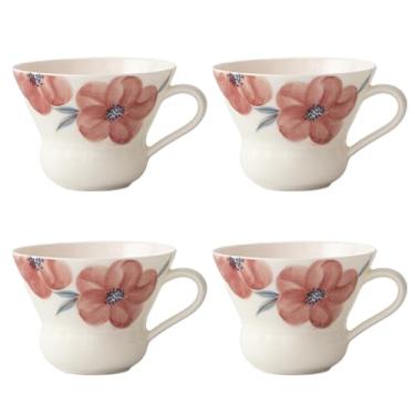 Imagem de Conjunto de chá de Gongfu pintado à mão Boutique – Flor de pêssego vibrante em porcelana branca pura, inclui Gaiwan chinês e xícaras de chá, conjunto de presente de cerimônia de chá, conjunto de chá