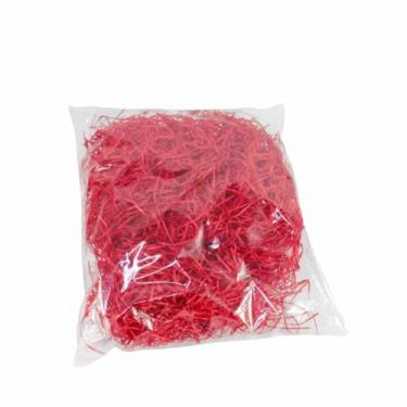 Imagem de Palha de Madeira Vermelho Cestas Café e Decoração 100 gramas/2lt - Pen