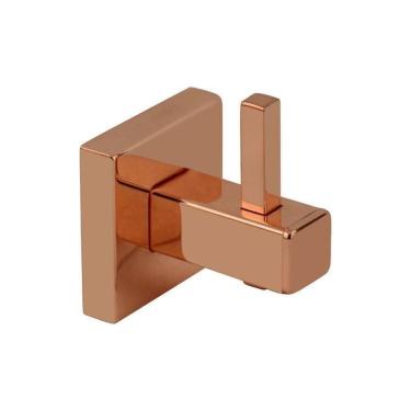 Imagem de Kit 2 Cabides Inox Square SQ12460 Ducon Metais Rosé Gold