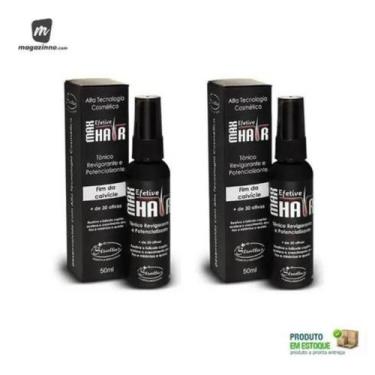 Imagem de Kit C/2 Max Efetive Hair Tonico Reativa Fios 50ml - Strattus