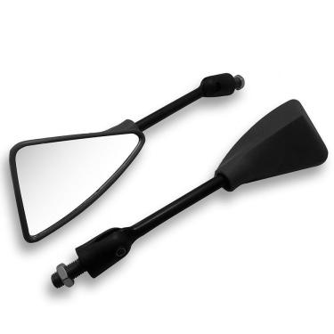Imagem de Par Retrovisor Moto Hornet Preto Serve Todas Hondas