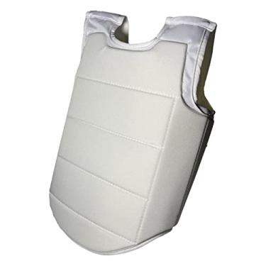 Imagem de Karate Protetor Peitoral Peitoral Escudo Costela boxeo en tailandia Thai Ajustável Proteção Corporal para Unissex Crianças, XS