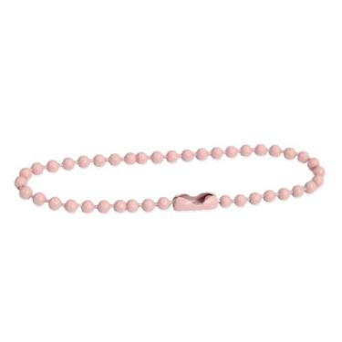 Imagem de 50 Unidades Rosa Bebe Corrente De Bolinha Para Chaveiro 12 Centímetros