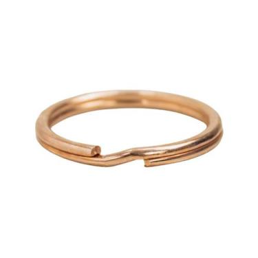 Imagem de Argolas Rose Gold Para Chaveiros 23mm Sem Corrente Resistente - 500 Pe