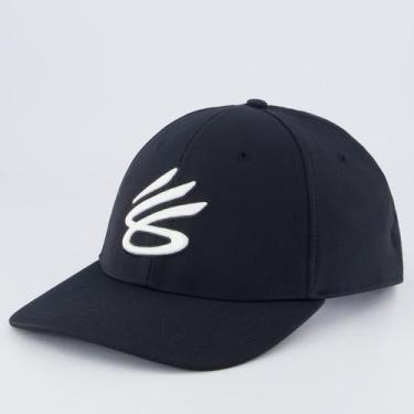 Imagem de Boné Under Armour Curry Snapback Preto, Único