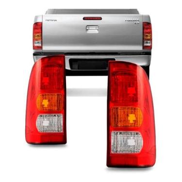 Imagem de Par Lanterna Traseira Hilux Pick-Up 2005 A 2011 - SP ACESSÓRIOS