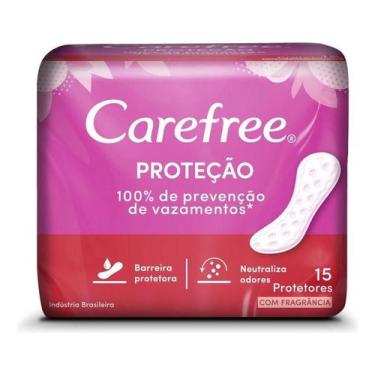Imagem de Kit c/ 2 Protetores diarios Carefree Protecao Protecao 15un