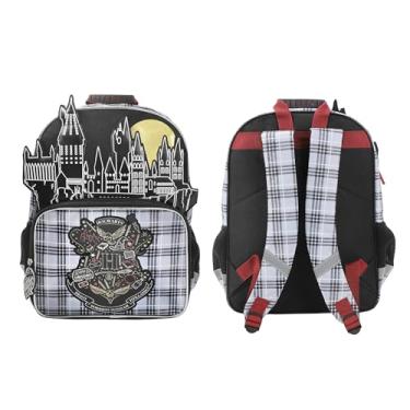 Imagem de Mochila infantil Harry Potter Hogwarts Tartan Crest 40,6 cm para escola e viagem