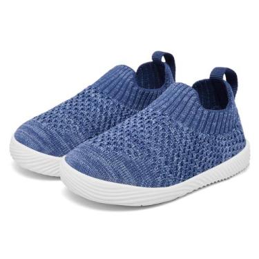 Imagem de Sapatos infantis MORENDL Baby Walking, 9-12 meses, azuis