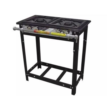 Imagem de Fogão Industrial 2 Bocas QS 30x30 Baixa Pressão Linha Extra Venâncio E2