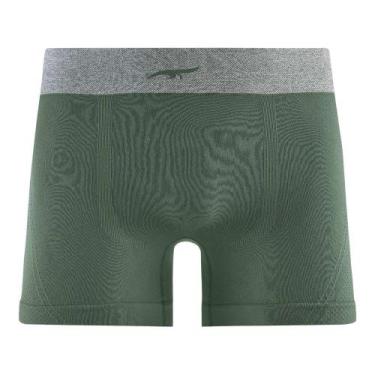Imagem de Cueca Boxer Jacquard sem Costura Verde Floresta - Zee Rucci, GG