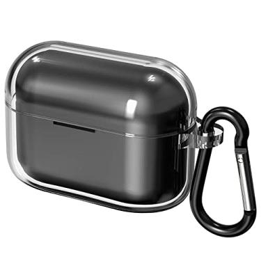 Imagem de Geekria Capa de TPU compatível com fones de ouvido Sony LinkBuds S True Wireless, capa para fones de ouvido, capa protetora de transporte com gancho para chaveiro, porta de carregamento acessível