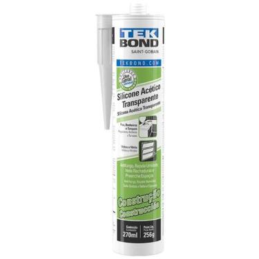 Imagem de Cola Silicone Acético Transparente 256G Tekbond