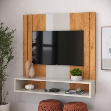 Imagem de Painel Classic Ripado 90 P/ TV 32 Pol. Cedro Off White 2047 Ofertamo