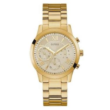 Imagem de Relógio Guess Feminino Dourado W1070L2-Feminino
