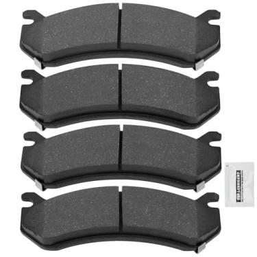 Imagem de D785 Pastilhas de freio de cerâmica traseiras compatíveis com Chevrolet Express 1500 2500 Silverado Classic Avalanche Suburban Tahoe Astro, GMC Safari Savana Sierra Classic Yukon XL, Cadillac Escalade
